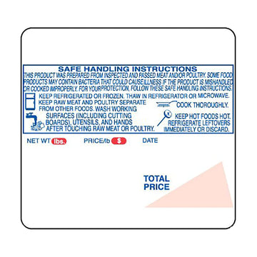 Scale Label Ishida AC300 Series UPC Shi 12x625/ Roll 59 mm x 64 mm