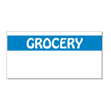 Monarch 1110 Label White Grocery Reverse Blue 17,000 pc strd