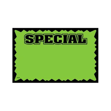 Special Hi-Impact Sign Cards, 1 Up, Rainbow Pack 3.5" x 5.5"