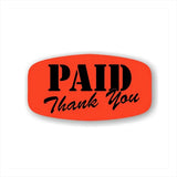 Red Thank You Stickers 1,000 ct +Tax- Wholesale supply at Mexmax INC for your business needs.