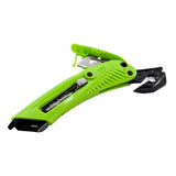 Green Safety Cutter with Film Cutter Wholesale bulk packaging from Mexmax INC for all your cutting needs.