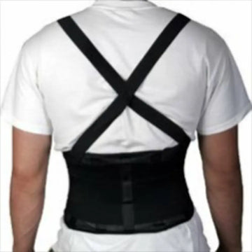 Back Support Unisex Spandex w/ Suspenders  8" med