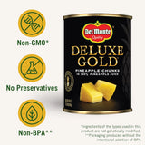 Del Monte Gold Chunks Pineapple 20 oz - Case - 12 Units