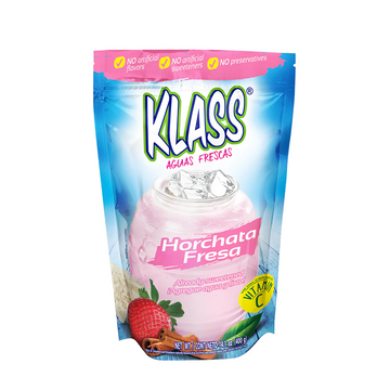 Klass Listo Horchata Fresa Drink Mix Powder 14.1 oz