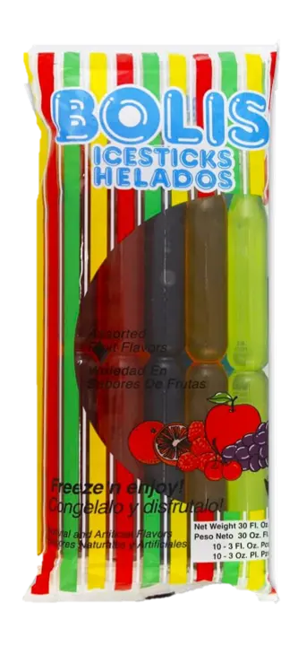 Bolis Ice Pops Asst Flavors 8 ct