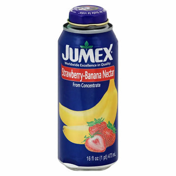 Jumex Strawberry-Banana Bottle Can Nectar 16 oz