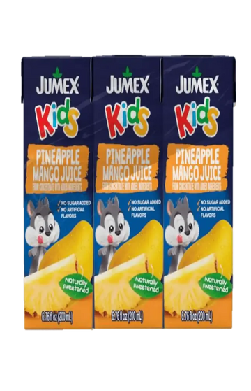 Jumex Mini Kids Pineapple-Mango 3Pk 100% Juice 6.76 oz