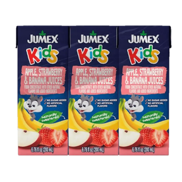 Jumex Mini Kids Apple-Strawberry- Banana 3Pk 100% Juice 6.76 oz