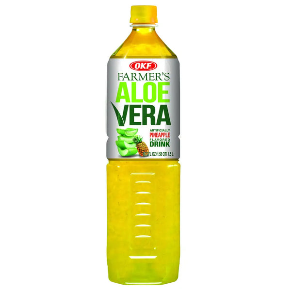 Okf Aloe Vera Drink Pineapple - 1.5 L Okf Aloe Vera Drink Pineapple - 1.5 L