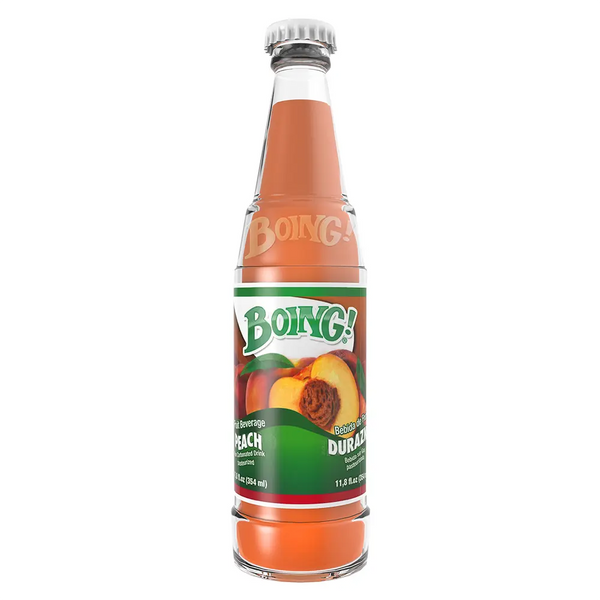 Boing Peach Fruit Drink - 12 oz
