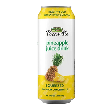 Pocasville Pineapple Juice Drink 16.5 oz