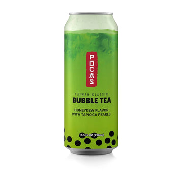 Pocas Bubble Tea Honeydew with Tapioca Pearls16.5 oz