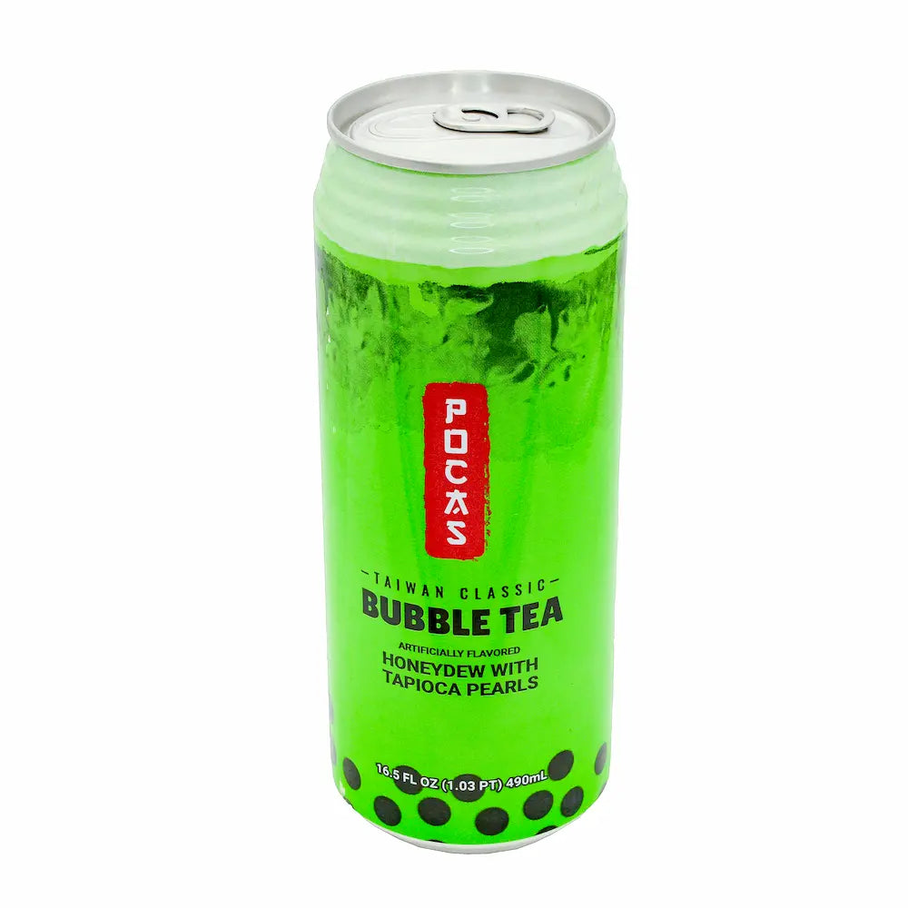 Wholesale Pocas Bubble Tea Honeydew with Tapioca Pearls - Case - 24 Units