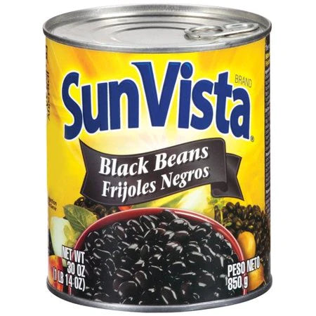 Wholesale Sunvista Black Beans- Perfect for your Mexican grocery store.