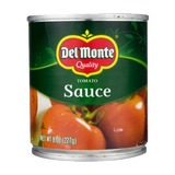 Del Monte Tomato Sauce 8 oz - Wholesale Mexican Grocery Supplies