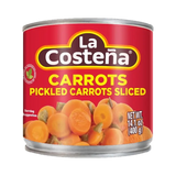 Wholesale La Costena Sliced Pickled Carrots Can 14.1oz - Perfect for Mexican cuisine. Available at Mexmax INC