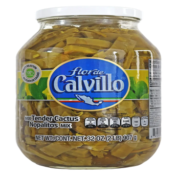 Flor de Calvillo Nopalitos (Cactus) 32 oz