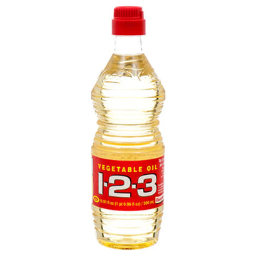 1-2-3 Vegetable Oil  Red Label 16.9 oz