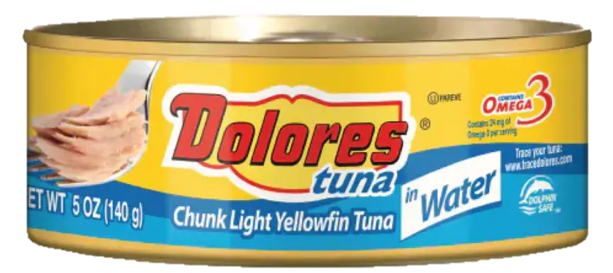 Wholesale Dolores Yellow Fin Tuna In Water 5oz Can - Mexmax INC