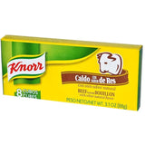 Knorr Beef Bouillon Cubes 8 ct available at Mexmax INC. Great for wholesale buyers seeking rich flavor.