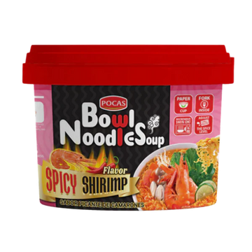 Pocas Bowl Spicy Shrimp Noodles Soup 3.17 oz