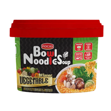 Pocas Bowl Vegetable Noodles Soup 3.17 oz