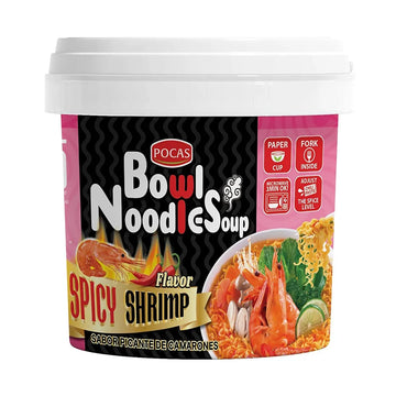 Pocas Bowl Spicy Seafood Noodles Soup 3.17 oz