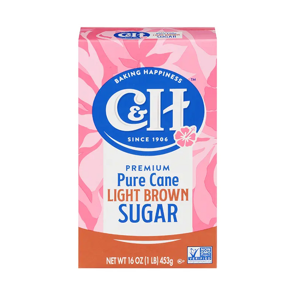 C&H Sugar Golden Brown 1 lb - Case - 24 Units