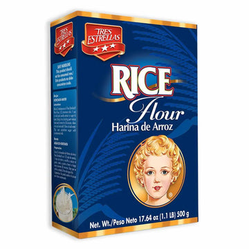 Tres Estrellas Rice Flour  17.6 oz