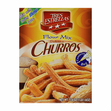 Tres Estrellas Churros Flour 17.6 oz