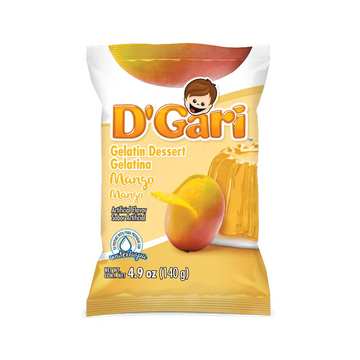 D'Gari Gelatin Mango Water 4.2 oz