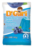 D'Gari Gelatin Blueberry Water 4.2 oz - Case - 24 Units