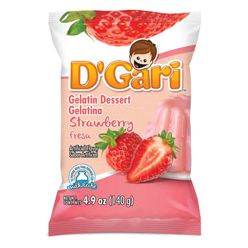 D'Gari Gelatin Strawberry Milk 4.2 oz