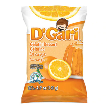 D'Gari Gelatin Orange Water  4.2 oz