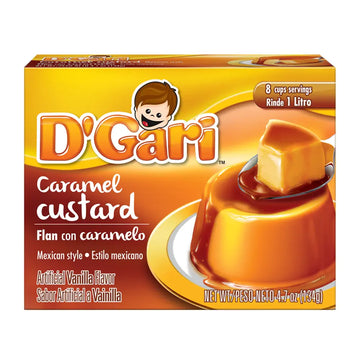 D'Gari Flan with Caramel 4.7 oz