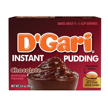 D'Gari Instant Chocolate Pudding 3.4 oz