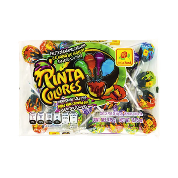 De La Rosa Paleta Jumbo Pinta Colores 50 ct