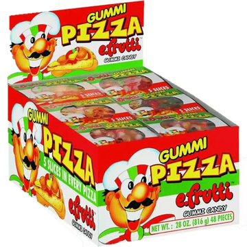 EFrutii Gummi Pizza Chew Candy .55 oz