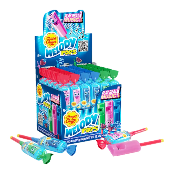 Melody Pops 3 Flavors Hard Candy 30ct