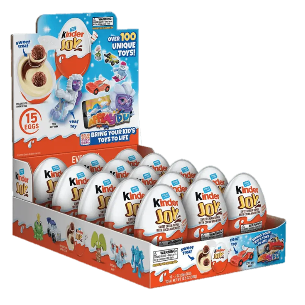 Kinder Joy Tray Everyday.7 oz Case 15 Units