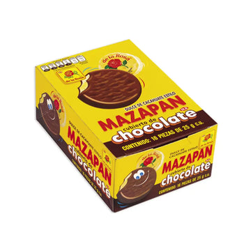 De La Rosa Mazapan W/Chocolate 25 gm 16 ct