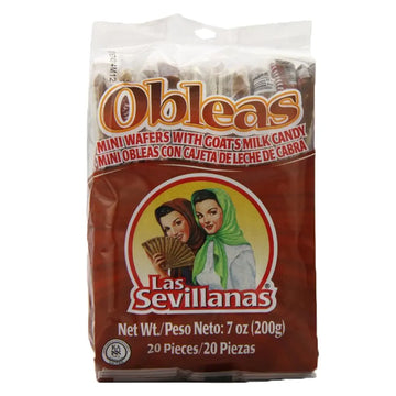 Las Sevillanas Oblea Mini con Cajeta 20 ct