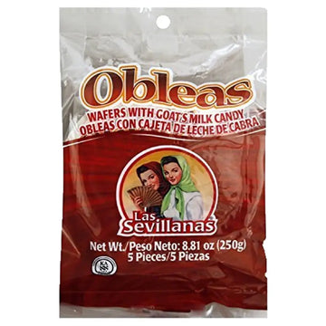 Las Sevillanas Oblea Medium Con Cajeta 5 ct