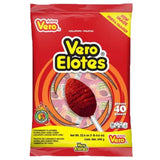 Wholesale Vero Elotes Chili Lollipops- Spicy and sweet Mexican candy for your wholesale store.