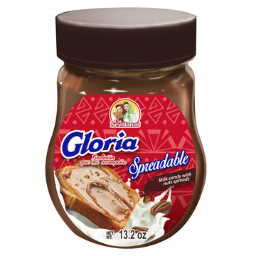 Las Sevillanas Gloria Spread Goat Milk Candy W.Pecans (370gm) 13.2 oz