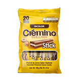 Cremino Bicolor Stick 20 ct available at Mexmax INC, perfect for wholesale buyers seeking sweet treats.