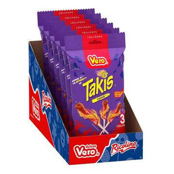 Vero Takis Fuego Lollipop 2.54 oz 3 ct