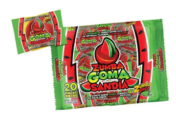 Zumba Pica Goma Sandia Peg Bag 6 ct