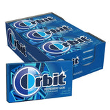 Wholesale Orbit Gum Peppermint Refreshing chewing gum available at Mexmax INC.