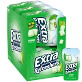 Extra Refreshers Chicle de hierbabuena en botella 40 unidades